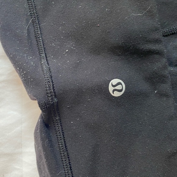 Classic Black Lululemon Leggings - Picture 2 of 4
